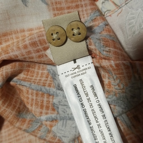 🌴EUC~Paradise Collection Button Down Short Sleeve Shirt - Picture 11 of 14